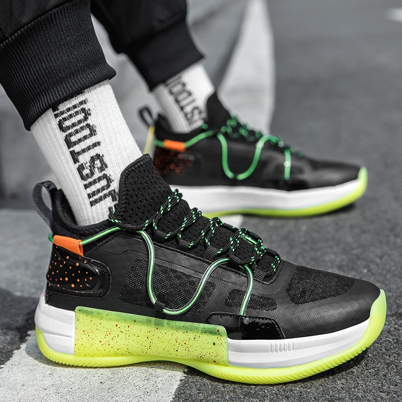 Fashion new running sports leisure basketball shoes large size sports shoes