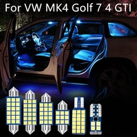 15pcs set car led bulb map light license plate light type for 1999 2004 volkswagen vw mk4 golf 7 4 gti interior lights