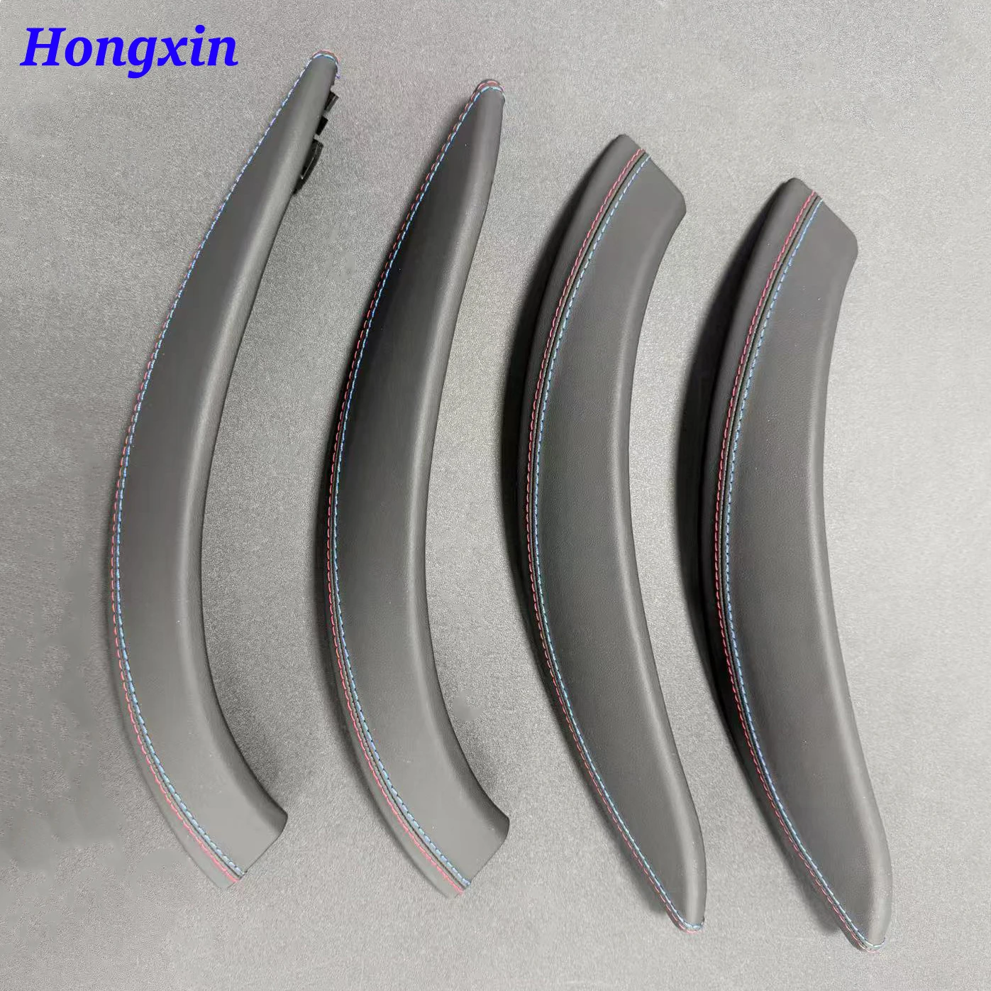 

F30 F31 Автомобильная дверная ручка из алькантары или кожи, внутренняя накладка для BMW 3 4 серии M3 M4 F30 F31 F32 F33 F80 F82 F83 F84