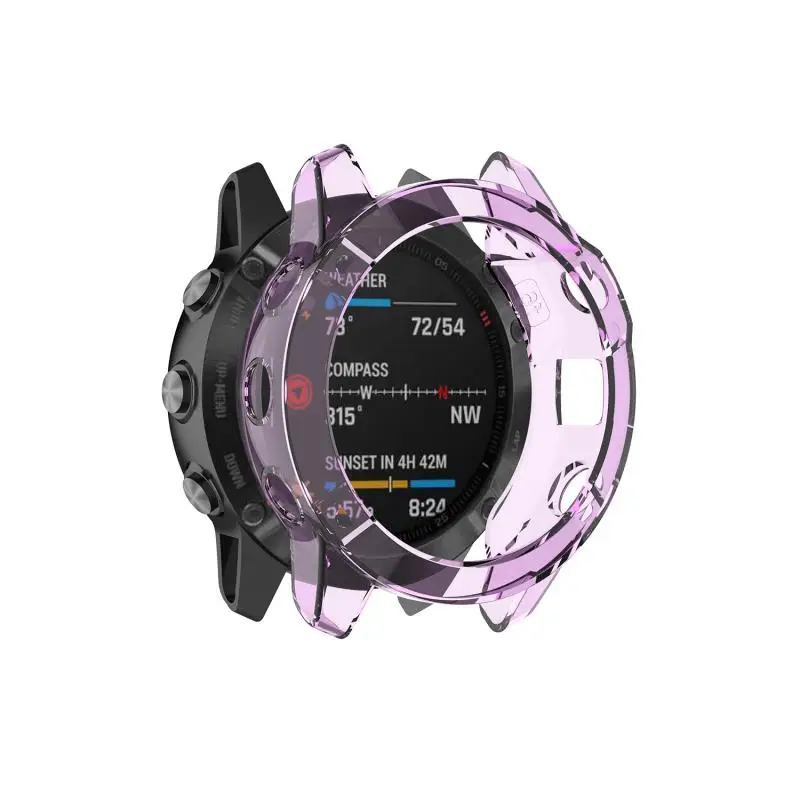 

Умная защитная рамка для Garmin Fenix 6, ремешок для часов чехол, сменная крышка из ТПУ для Garmin Fenix 6, защитный чехол для телефона