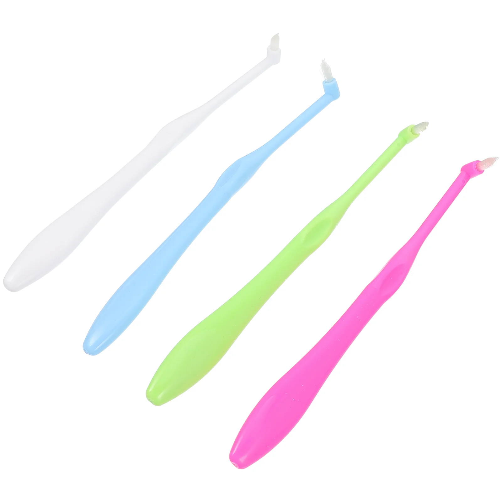 

4 Pcs Cleaner Interdental Interspace Brushes Tooth Denture Adults Cleaning Plastic Tapered Pp Mini Tools