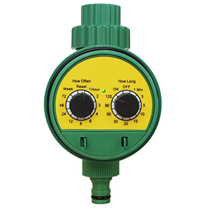 

1 PCS Timer Garden Irrigation System Controller Watering Computer/IP65 Waterproof Green