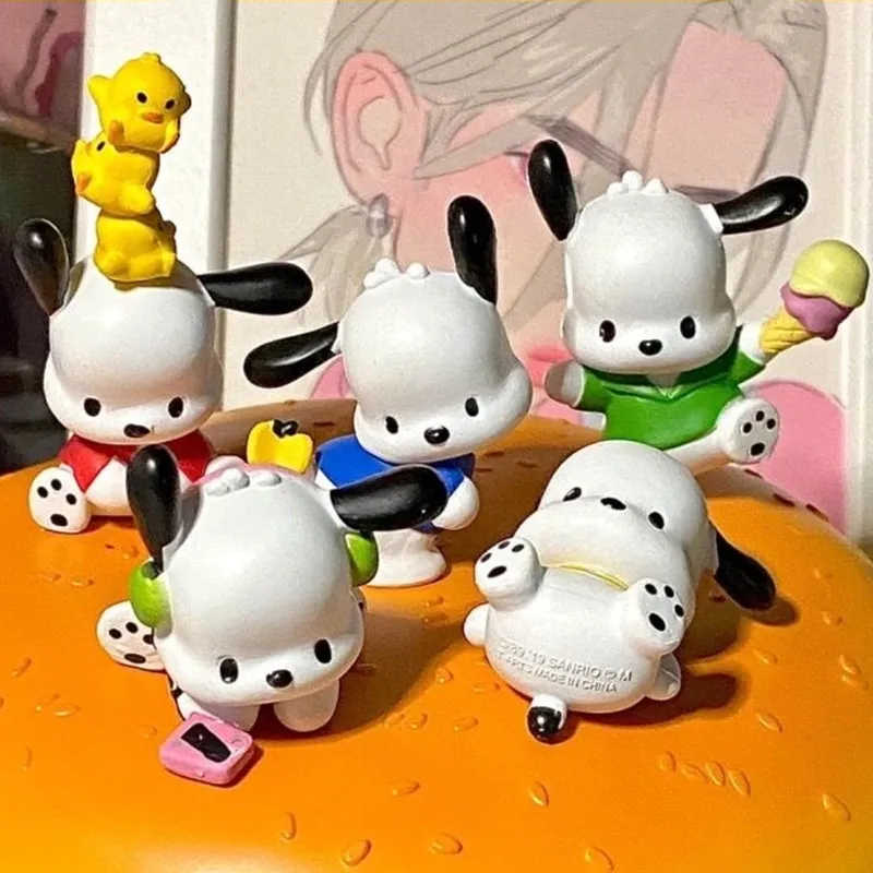 

Sanrio Pachacco, кукла ручной работы, настольное украшение, Милая модель, мультяшная деталь для девочек