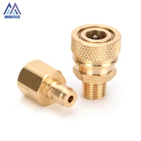 pcp paintball copper air refill m10x1 socket female plug connector 18npt male quick disconnect coupler fitting 18bspp 2pcset