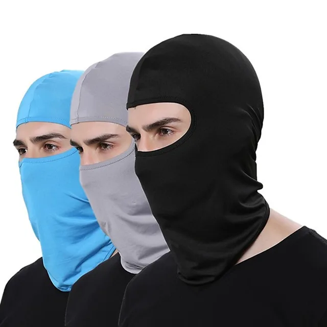 Cool Full Face Cycling Cap Balaclava UV Protection for Men Quick-Dry Lycra for Road Bicycling Skiing and Summer Sun Motorcycle