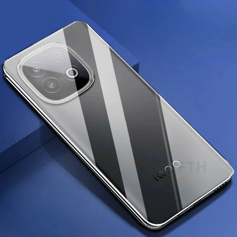 Фото Для Vivo iQOO Z10 Turbo Pro Vovo iQOOZ10TurboPro TurboPro прозрачный мягкий силиконовый чехол из ТПУ, задняя крышка, защитный чехол №1