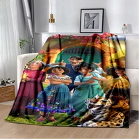 hot anime encanto anime modern lovely blanket flannel soft plush sofa bed throwing blankets gedruckt bettdecke geschenk