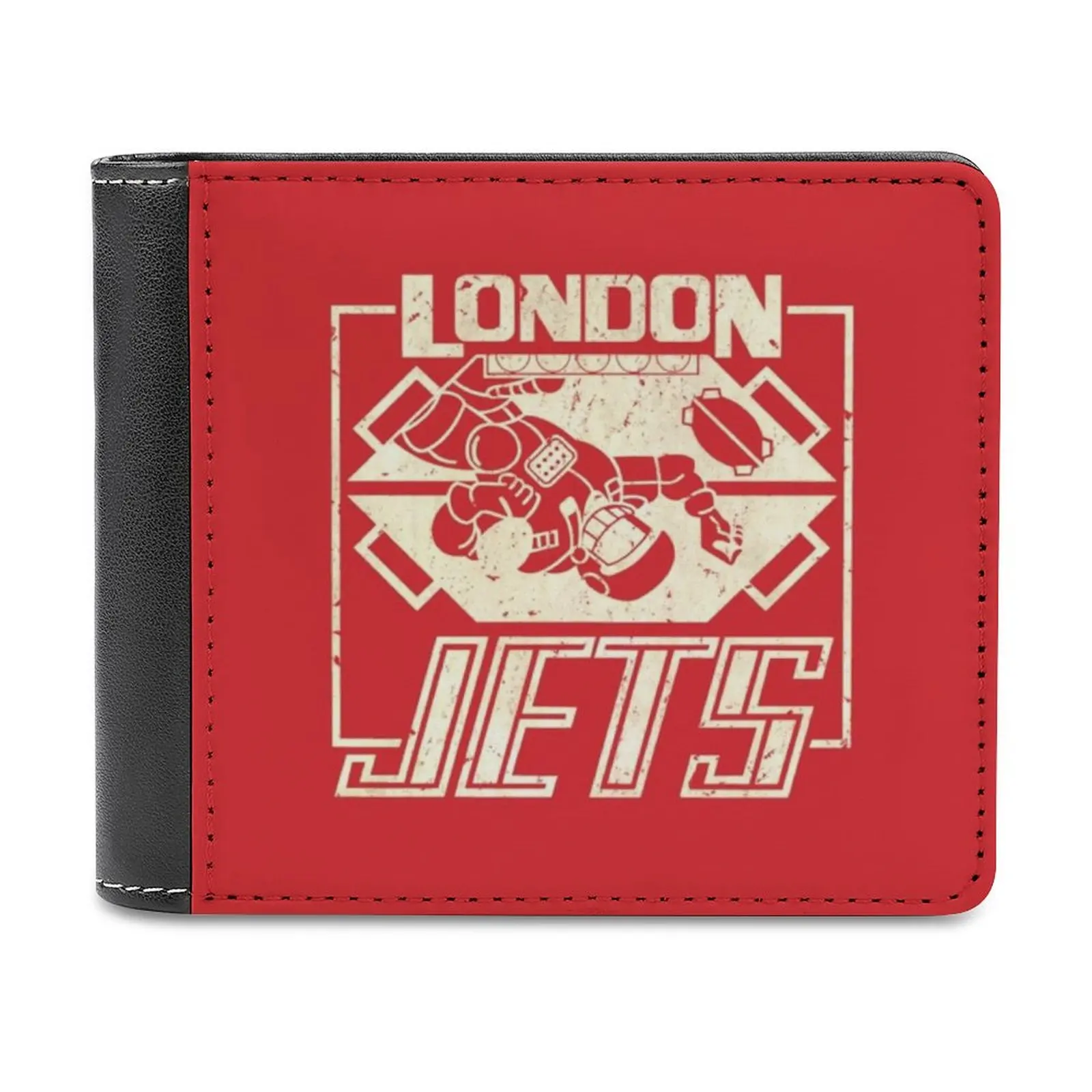 

Red Dwarf-London Jets Leather Wallet Men's Wallet Diy Personalized Purse Father'S Day Gift Red Dwarf London Jets Dave Lister