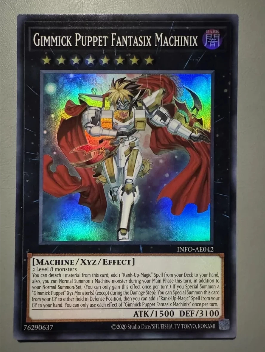 Yugioh KONAMI Дуэль Монстры фототрюк марионетка фантазия Machinix супер редкая коллекция
