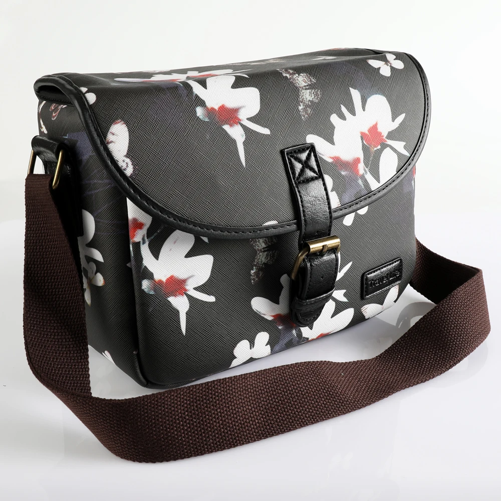 

Flower Butterfly DSLR Camera Bags Retro Single Shoulder Case For Sony A6400 A5000 A6300 A6000 A73 A7C Fujifilm XE4 XE2 X-T4 XT20