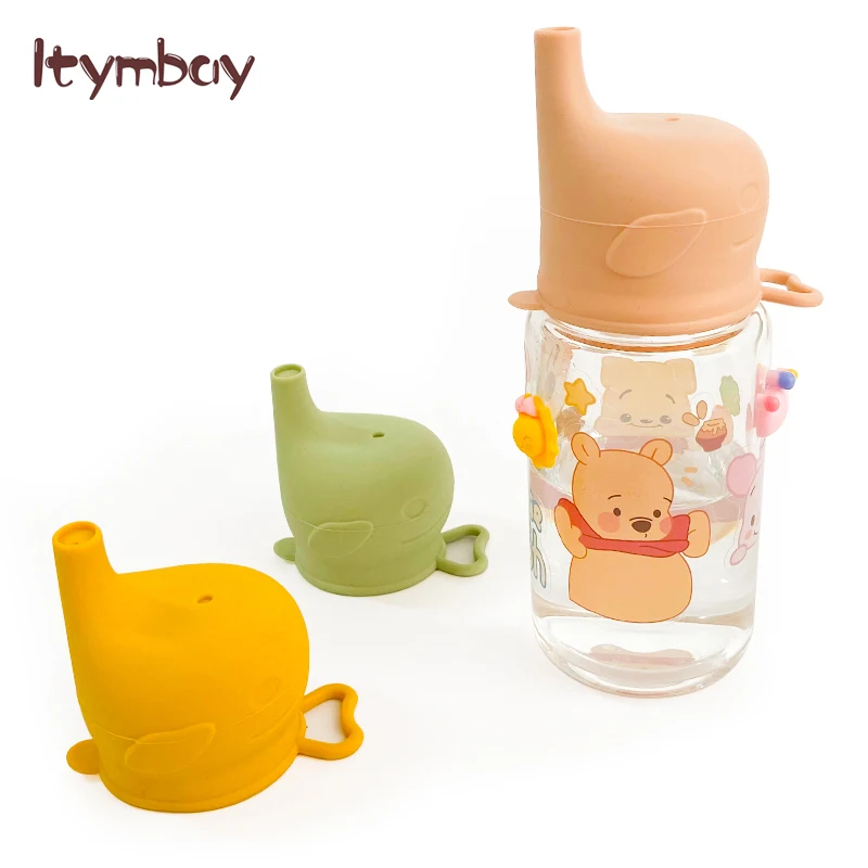 

Silicone Baby Sippy Cup Lids Baby Feeding Straw Cup non Spill Sippy Cup for Babies and Toddlers Infant Drinkware