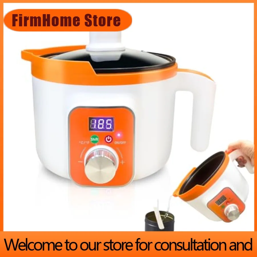 Фото Электрический воскотоп FirmHome Store для изготовления свечей с носиком для заливки и контролем температуры №1