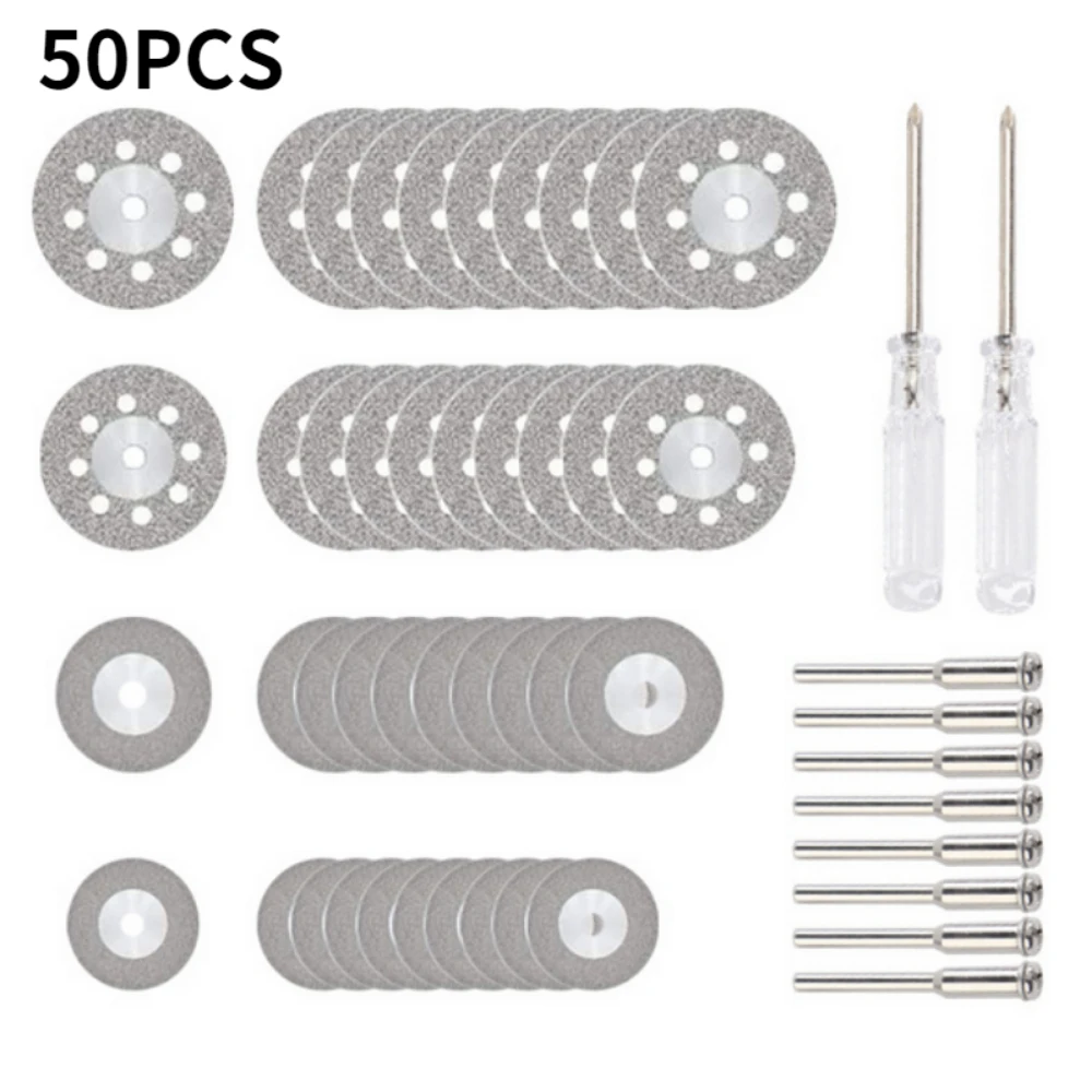 

50PCS/Set Saw Blade Diamond Cutting Discs Rotary Tools Woodworking Electric Grinding Circular Saw Blade Metal Cut Off Discs