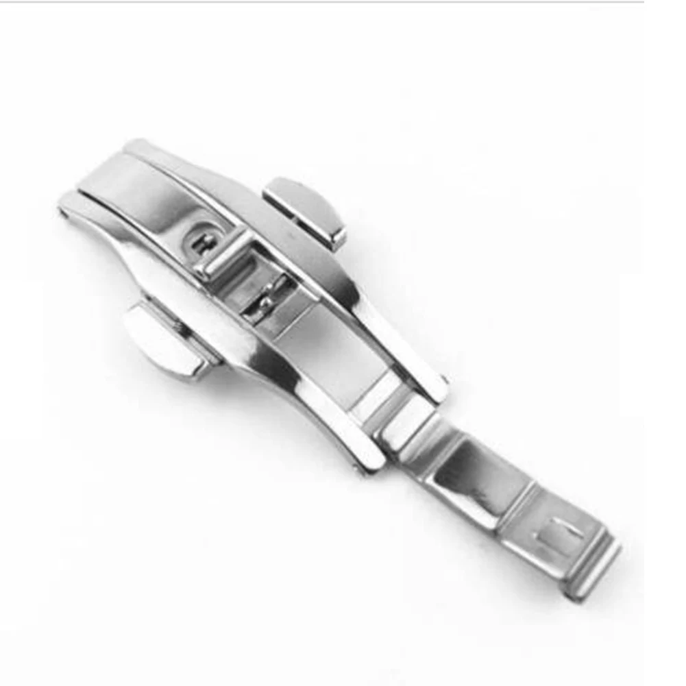 

Butterfly Metal Watch Band Deployment Double Click Stainless Steel Strap Button For Watch Band 17mm 19mm 21mm 23mm Gift Tool