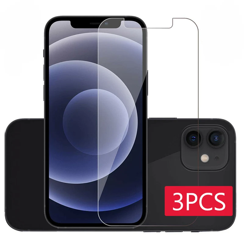 

3 шт., Защитное стекло для iPhone 11 12 13 Mini Pro Max X S XR XS Max