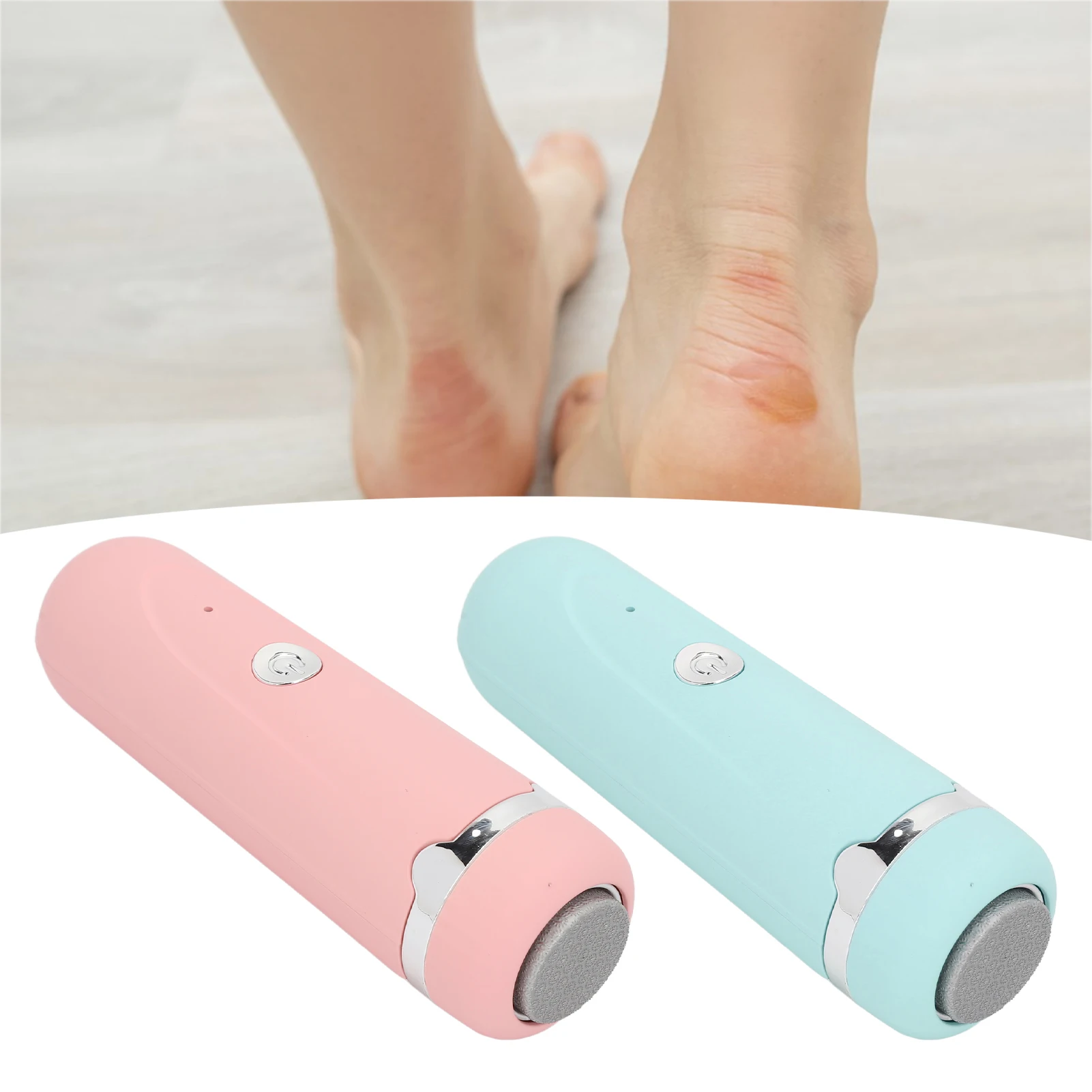 

Electric Foot Callus Remover Portable Foot File Dead Skin Remover Rechargeable Pedicure Care Tool with 3 Grinding Heads