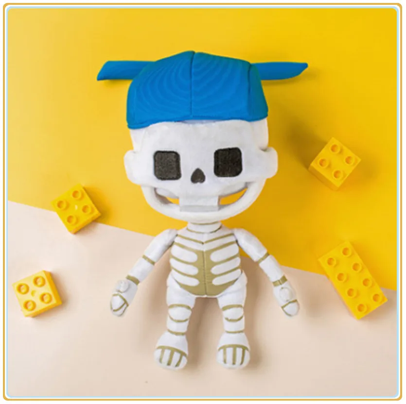 

Детские плюшевые игрушки в наличии 27 см, маленькие фигурки черепа из серии, аксессуары для осады, бомбардировщика, кукла, изысканный подарок...