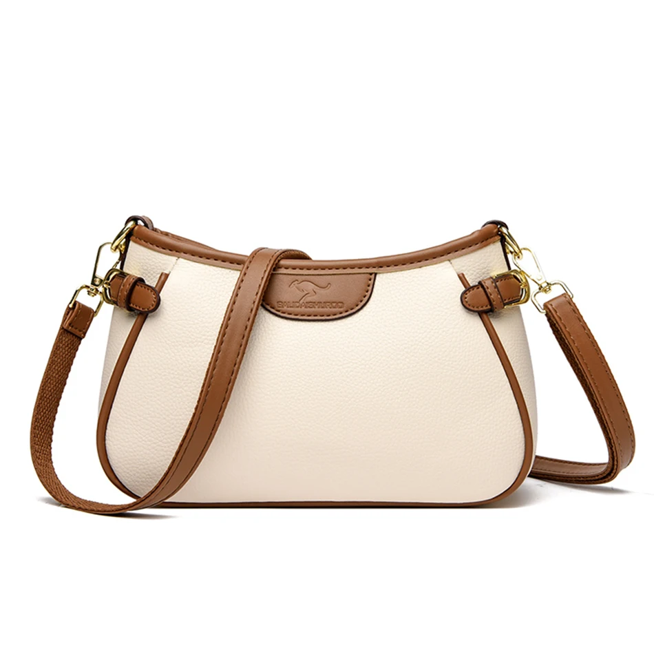 

Fashion Women Solid Color Shoulder Bags High Quality Leather Croosbody Bags Luxury Designer Handbags Messenger Bags Coin Purse