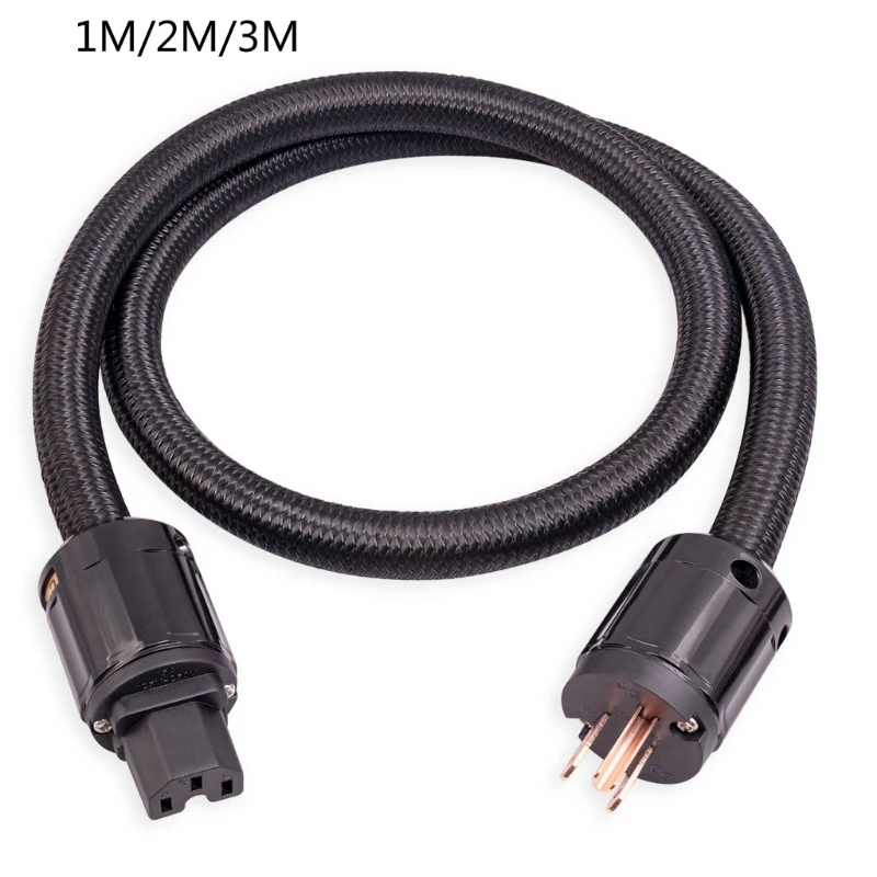 

12AWG Hiend HiFi Audiophile Universal Power Cable Power Cord Plug for Speaker Dropship