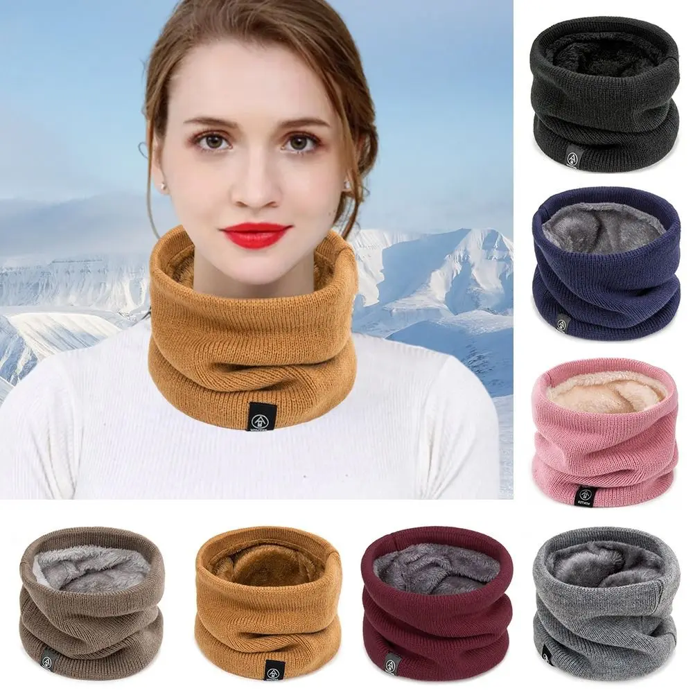 

Neck Protection Winter Scarf Fashion Thick Solid Color Neck Warmer Warm Neck Scarves Winter
