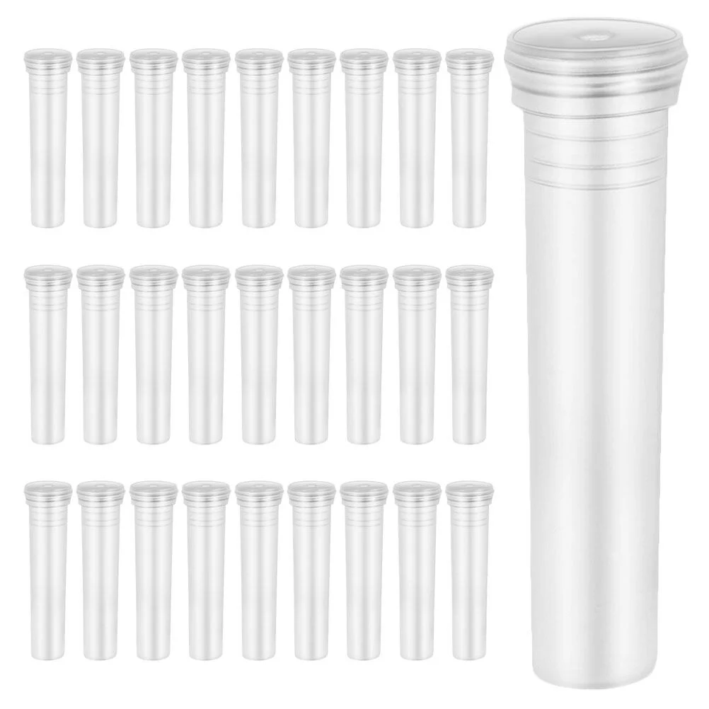 

100 шт., прозрачные пластиковые вазы для растений