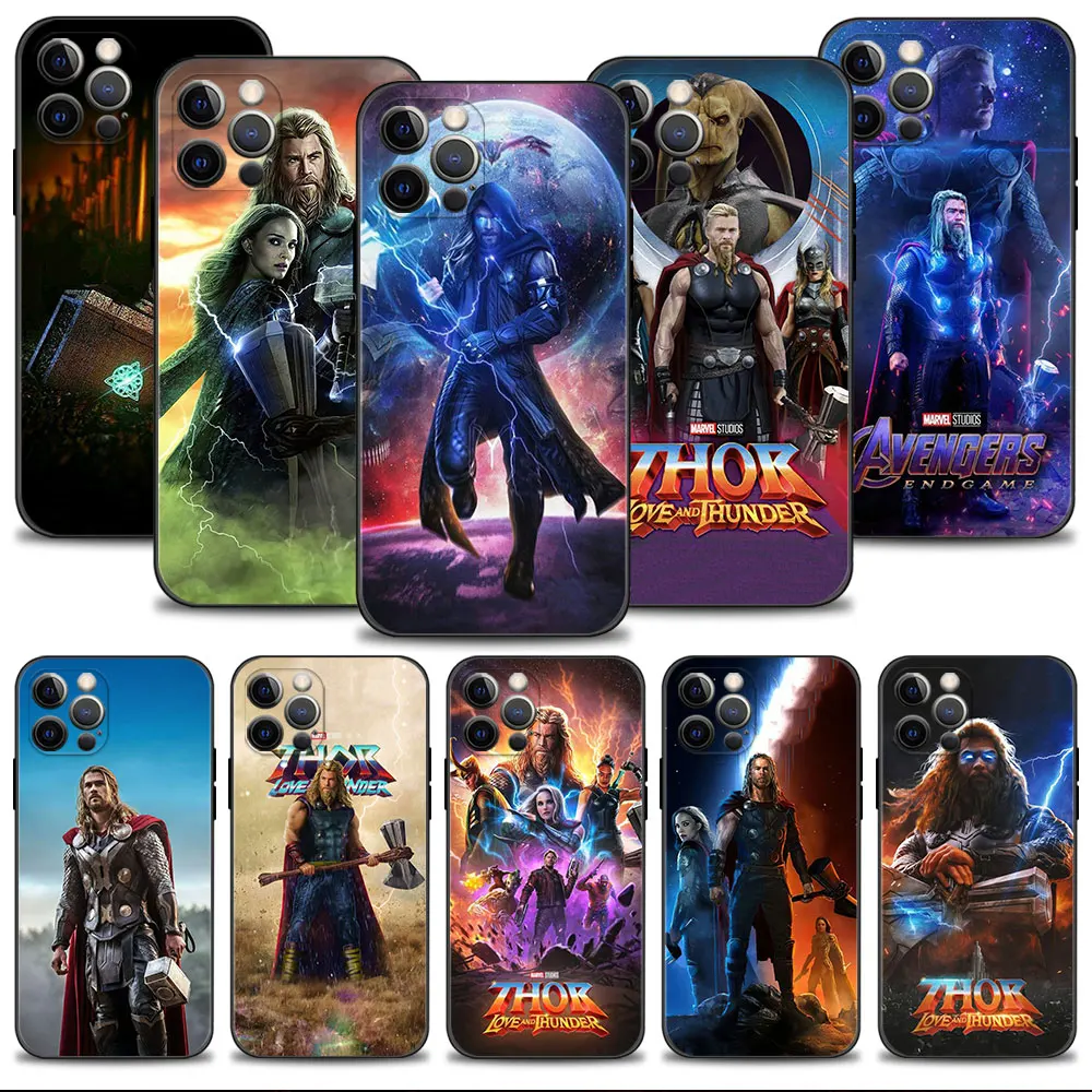 

Marvel Thor Four Love and Thunder Phone Cover Trend For Apple iPhone 12 Pro Max XS 7 Plus 8 X 13 11 XR 14 5S Mini SE2022 5 SE