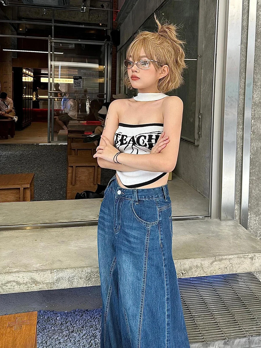 REDDACHiC винтажные потертые джинсы с усами женские мешковатые низкой посадкой