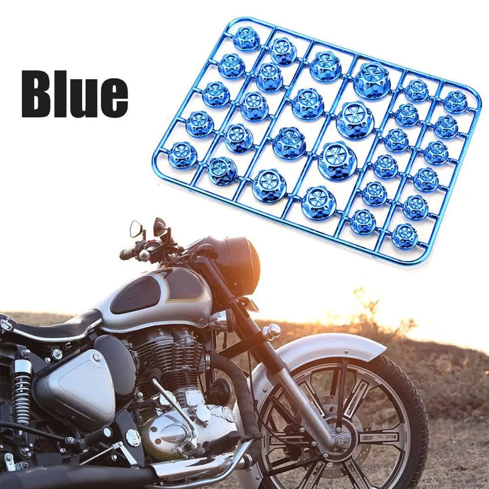 

30pcs/set Car Screw Cap Exterior Parts ABS Car Screw Cap Covers & Ornamental Mouldings Motorcycle Screw Cap Cover