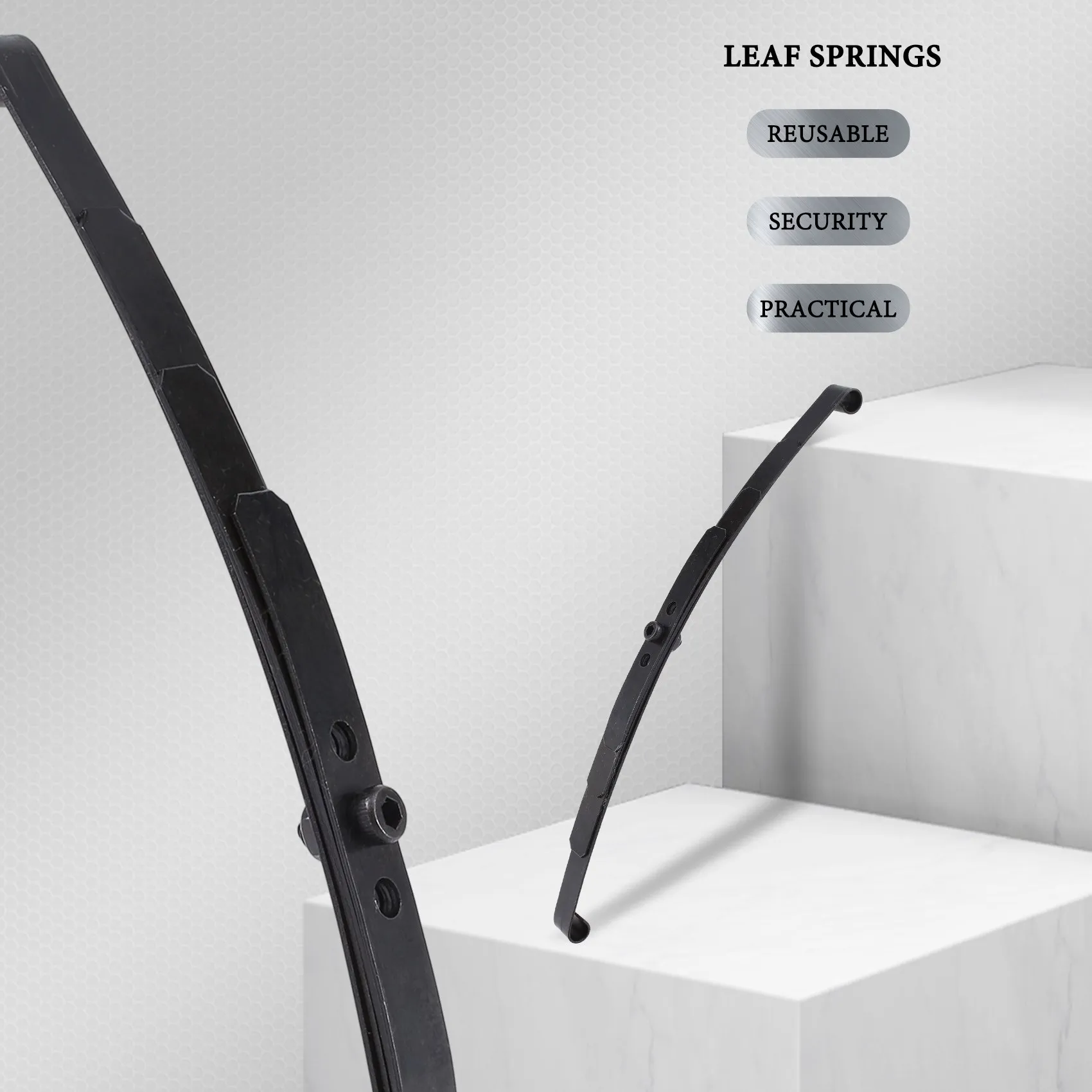 Комплект пружинных подвесных стержней с твердыми листьями для 1:10 RC Rock Crawler D90 TF2