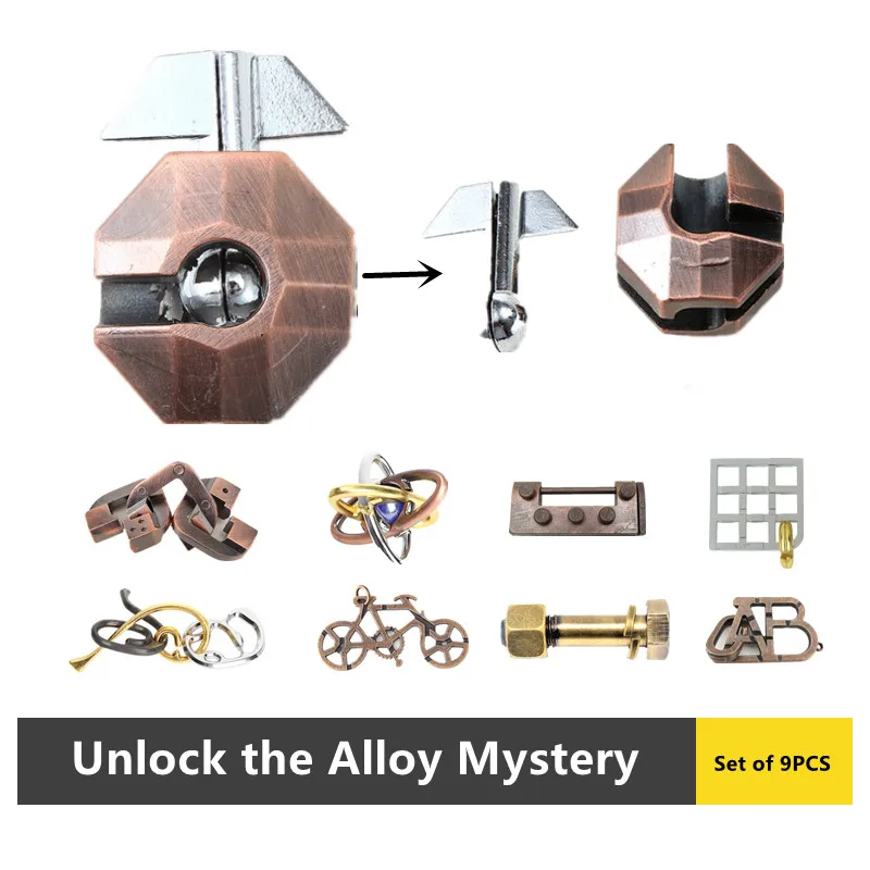 Классическая металлическая головоломка для детей и взрослых |