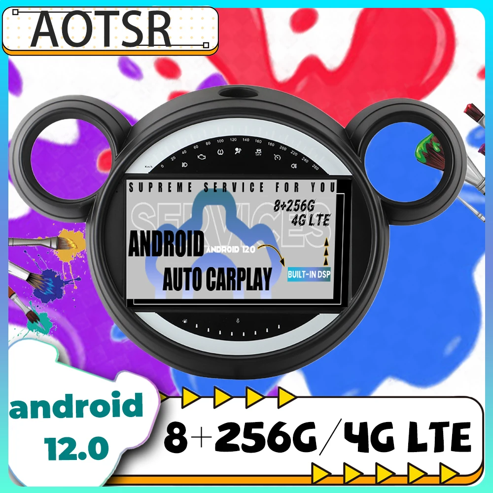 

Android Screen For BMW Mini Cooper R56 R60 R51 2007-2014 Car Radio With Bluetooth Video Carplay Central Multimedia Player Stereo