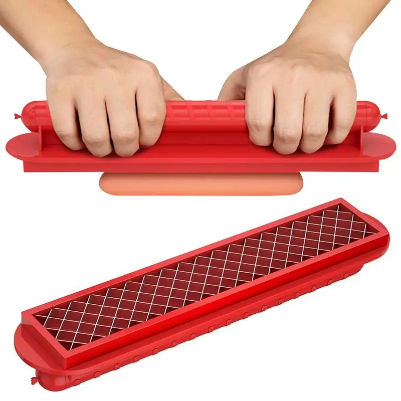 

Резак для хот-догов, терка для хот-догов, инструмент для нарезки хот-догов, инструменты для барбекю, гриля, практичные кухонные аксессуары дл...