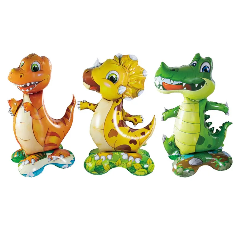 

Cute Cartoon Dinosaur Balloon T-Rex Triceratops Baloon Jurassic Theme Dinosaur Birthday Party Decor Dino Roar Baloon Kids Favor
