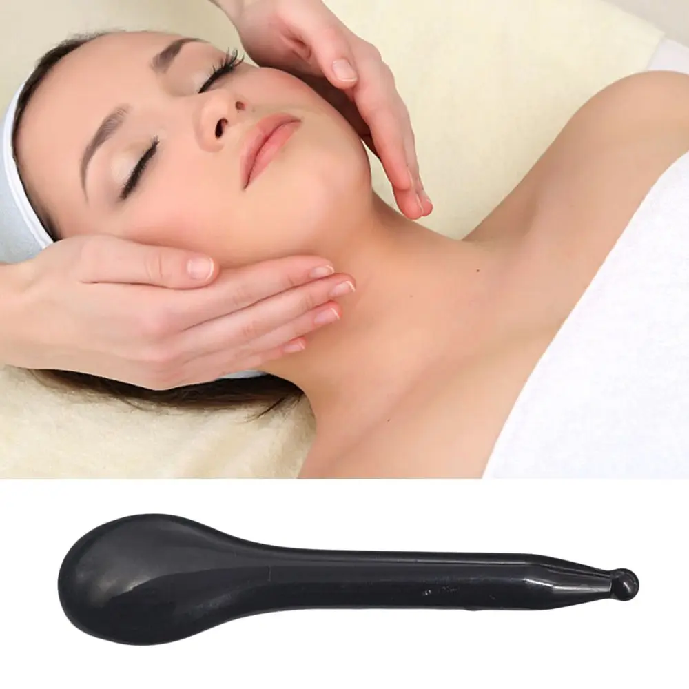 

Black 5Pcs Facial Stick Acupuncture Guasha Massage Acupoint