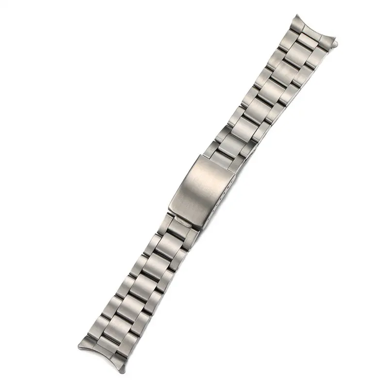 316L Stainless Steel 18mm 19mm 20mm Oyster Vintage Silver Watch Band Strap Fits for RLX 16013 16033 78350 7835 1501 5500 enlarge