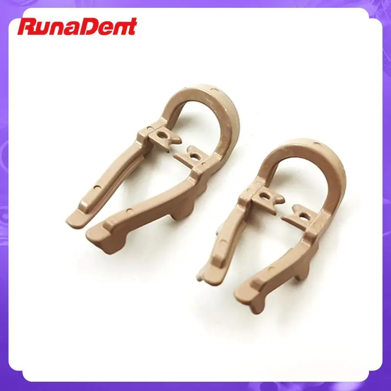 

2Pcs/box Distal Extension Premolar Rubber Dental Dam Clamp Sectional Matrix Band Long Short Dentistry Accessories