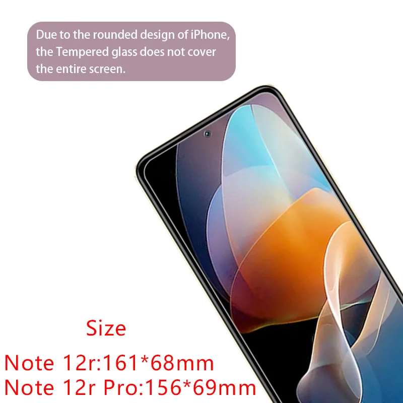 Защитное закаленное стекло для xiaomi redmi note 12r pro защита экрана на note12r не 12 r r12