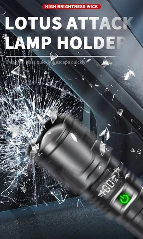 TRLIFE Тактический фонарь белый 700W USB