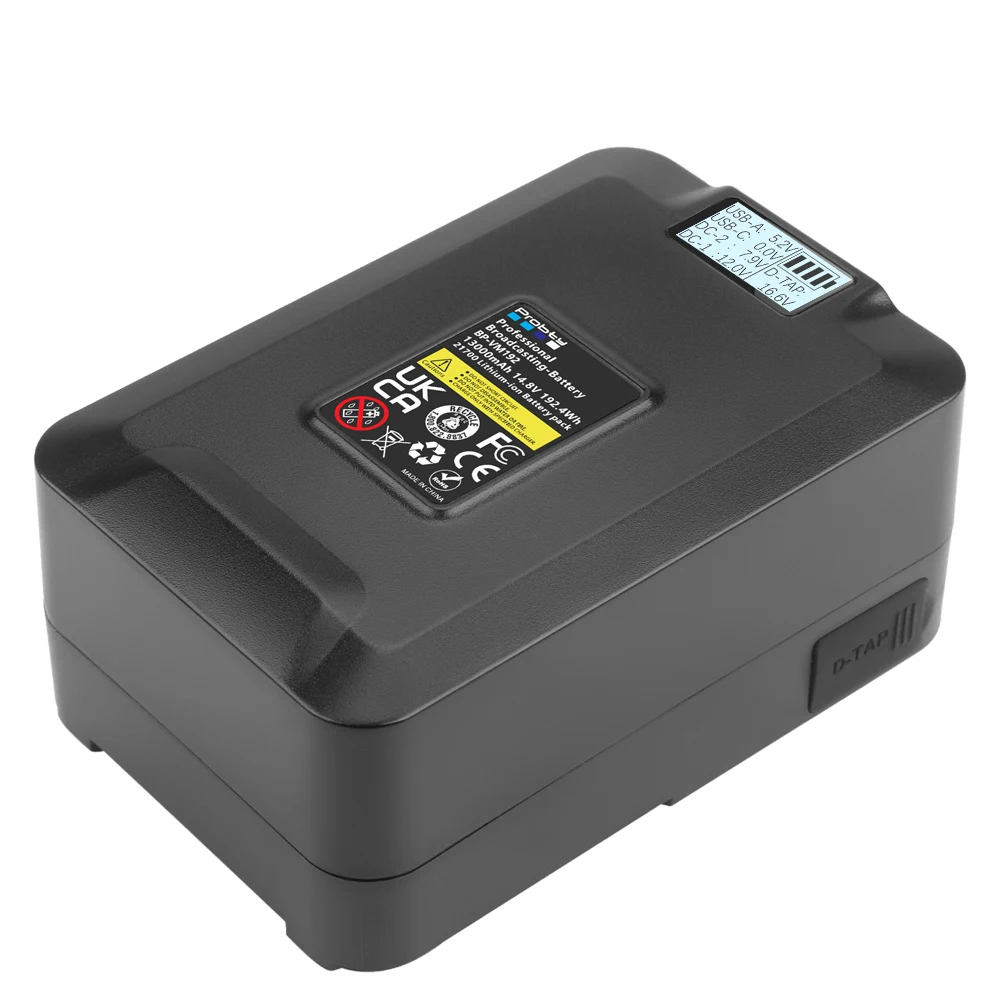 V Mount Battery Power Bank 14 8 В 13000 мАч Lock V-образный литий-ионный аккумулятор с быстрой