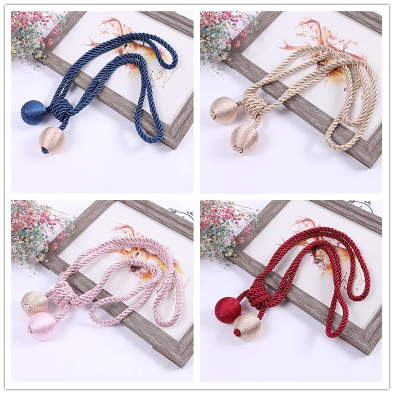 

GY6007 Gyrohome 2PCS Curtain Tiebacks DrapeRope Holdbacks Tulle Voile Sheer Panel Home Dec