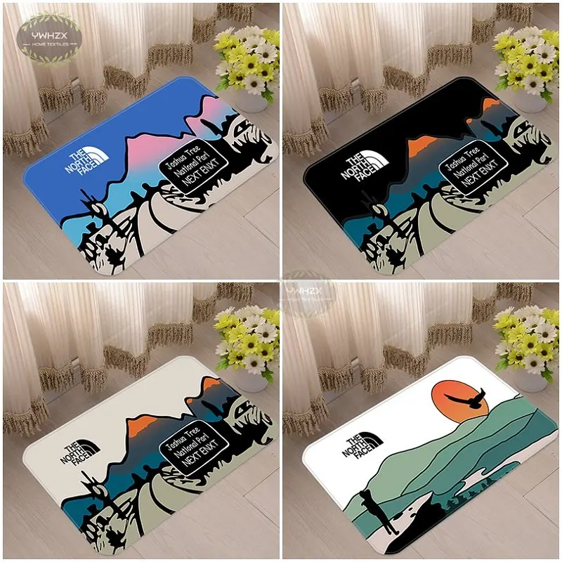 

Funny The North Face Welcome Mats Living Room Rugs Anti-Slip Floor the Home Kitchen Bath Doormat Entrance Door Hallway Carpet