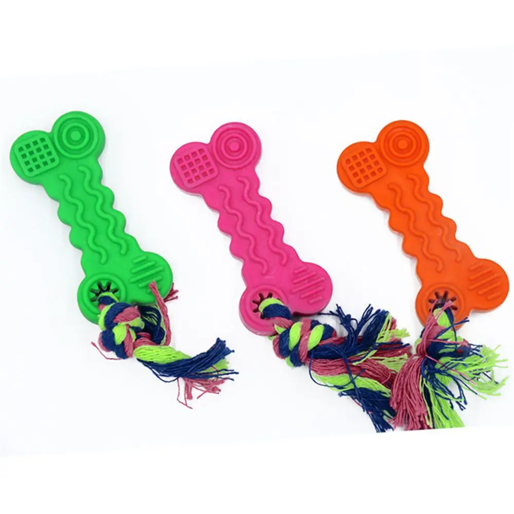 

Small Dog Safety Rubber Durable Bite-Resistant Cleaning Teeth Pet Chew Toy Puppy Toys
