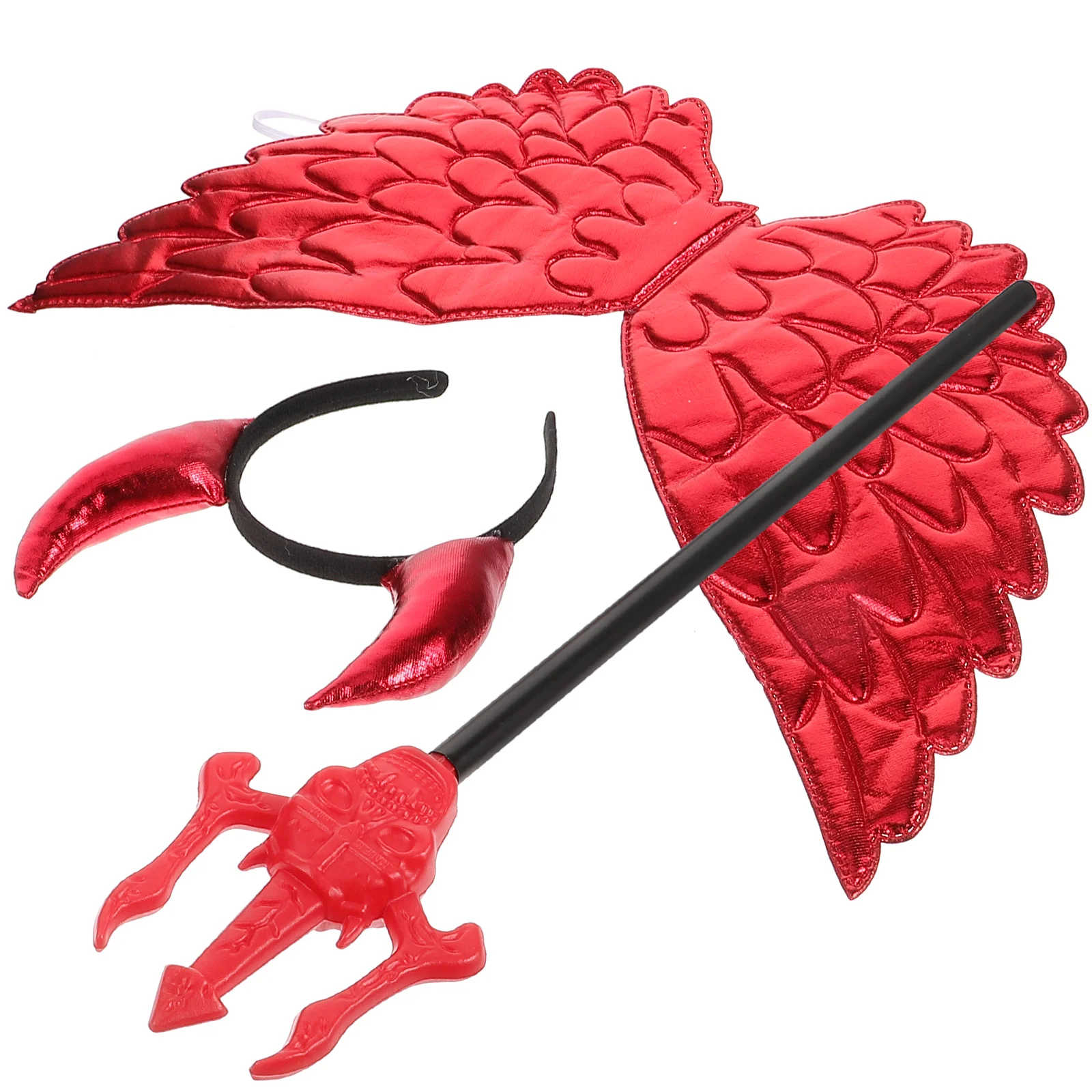 Набор крыльев демона Хэллоуин хвост реквизит для косплея повязка на голову с