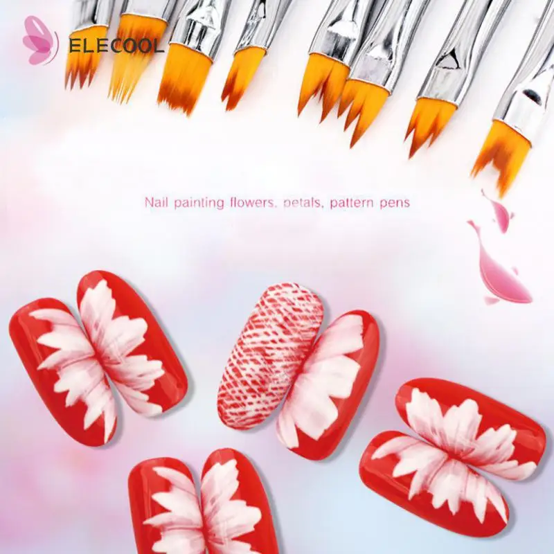 

Innovative Nail Art Brush Pen Easy-to-use Diy Nail Art Equipment Gel Uv Nail Painting Precise Functional Nail Art Tools Durable