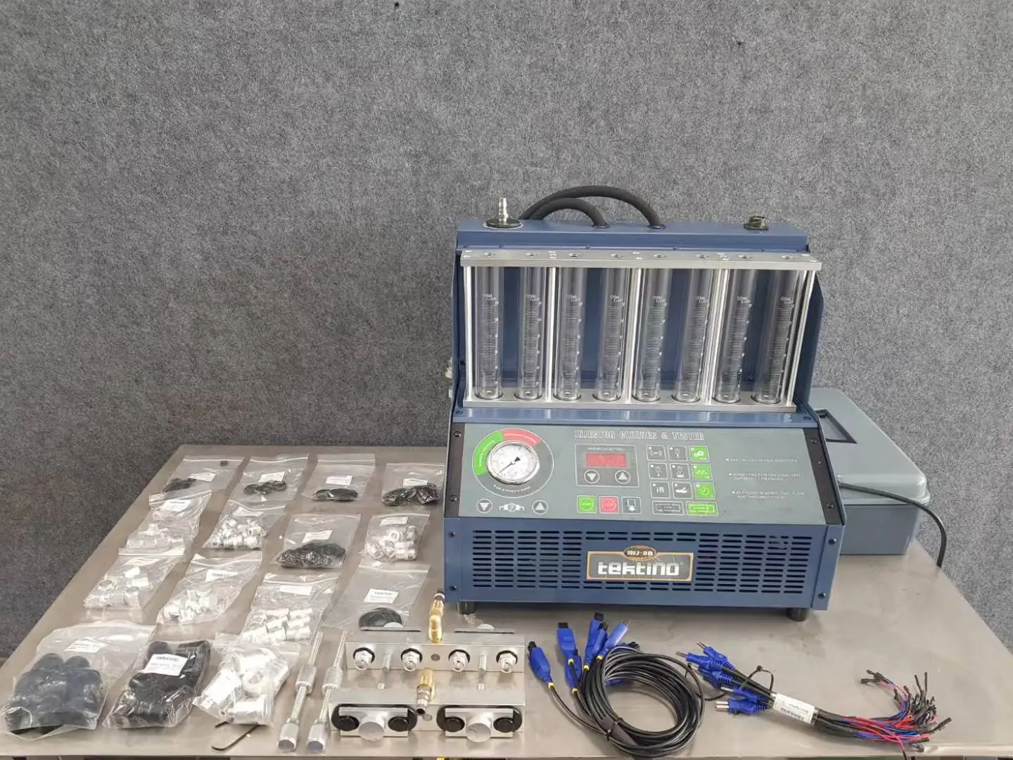 Очиститель автомобильных топливных форсунок Tektino INJ-8B тестер углерода двигателя