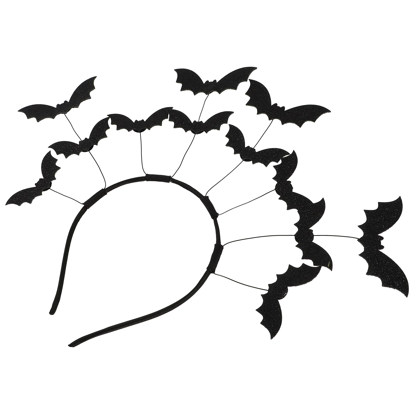 

Decorative Party Bat Headdress Costume Accessory Bat Hairband Black Bat Headband