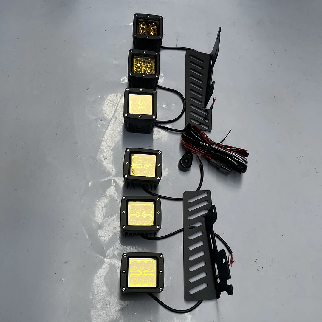 Подходит для FORD F150 SVT Raptor 2022 желтые светодиодные противотуманные фары Ford