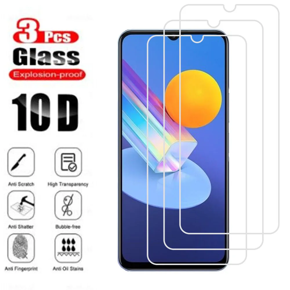 

3pcs Protection Glass For Vivo Y52 5G Y52s Y53s 4G Y70t Y72 Y73 2021 iQOO 7 Legend 8 Neo5 Lite U3x Z3 Tempered Screen Cover Film