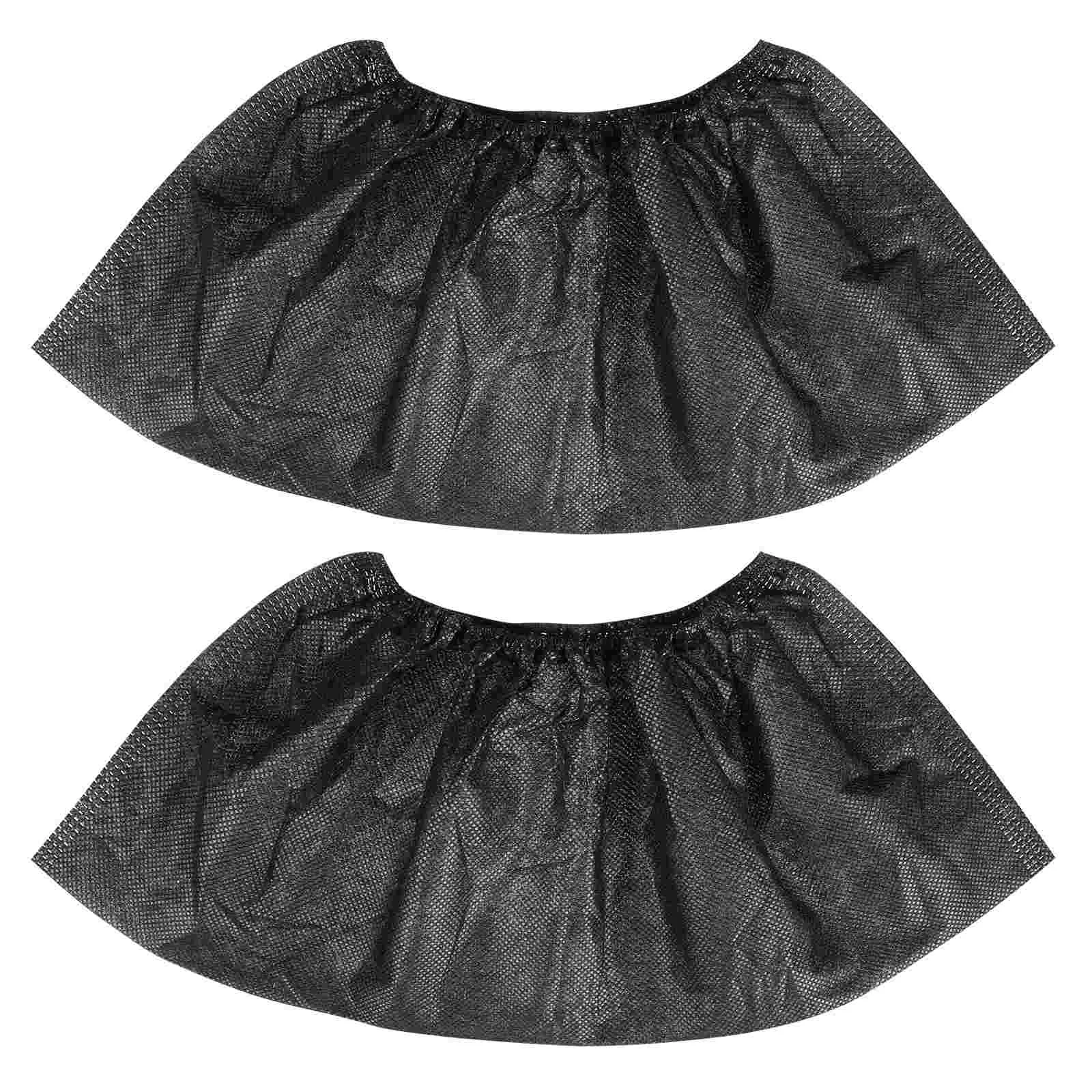 

100 Pcs Dustproof Thickened Shoe Case Foot Cover Non-woven Overshoes for School Home