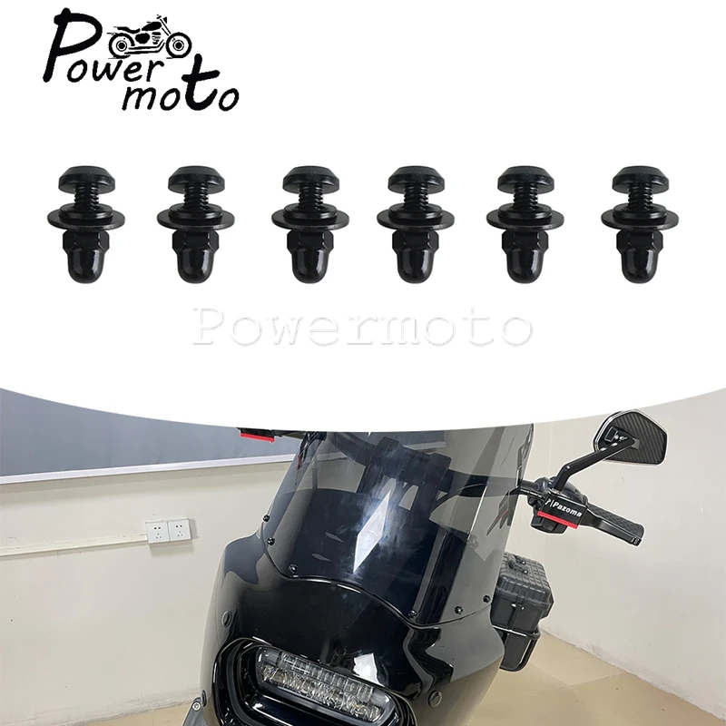 

Memphis Shades Road Warrior обтекатель лобового стекла T25 болт винта 6 шт. для Harley Softail Low Rider S Dyna Fat Street Bob